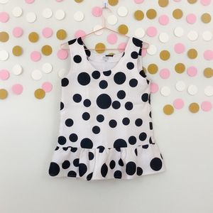 T&J Designs Polka Dot Peplum Top